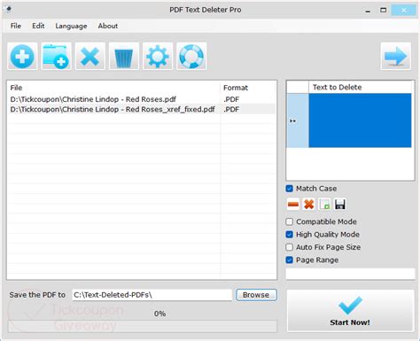 PDF Text Deleter Pro